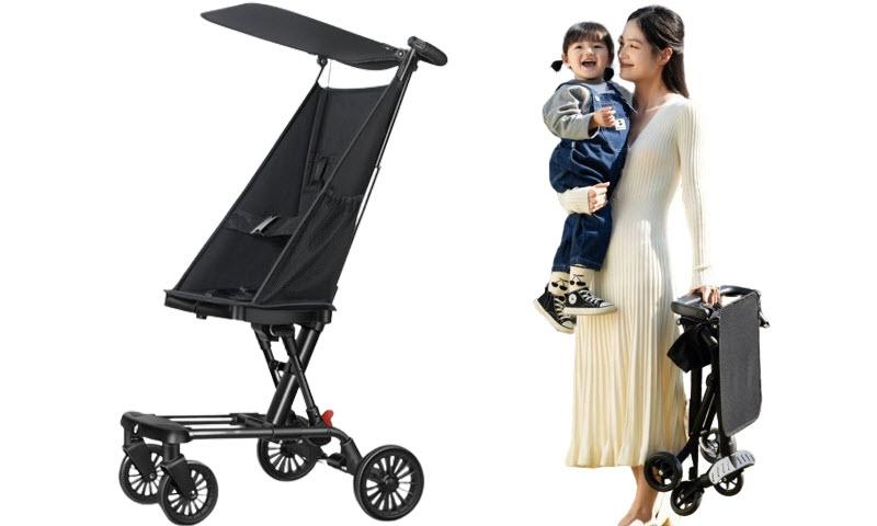 Xe đẩy gập gọn cho bé ngồi, mang lên máy bay Baobaohao V11