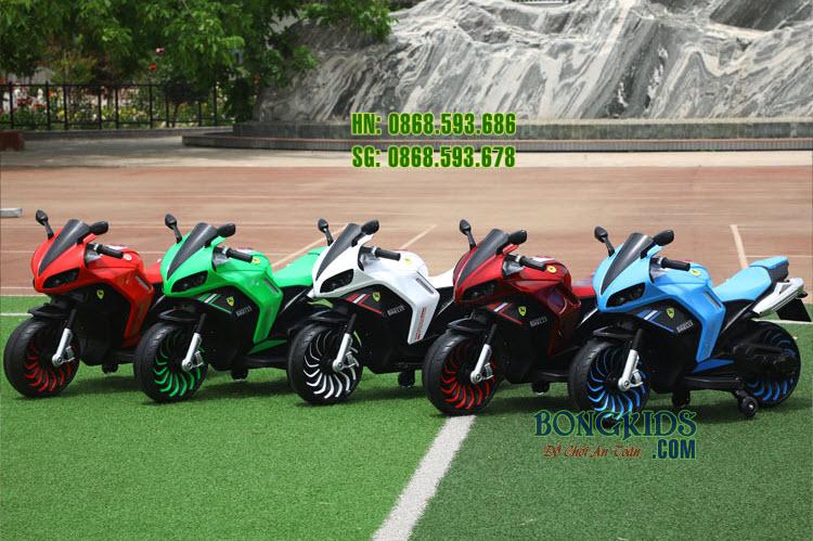 Xe máy điện trẻ em cỡ lớn 900S cho bé trai 3-10 tuổi