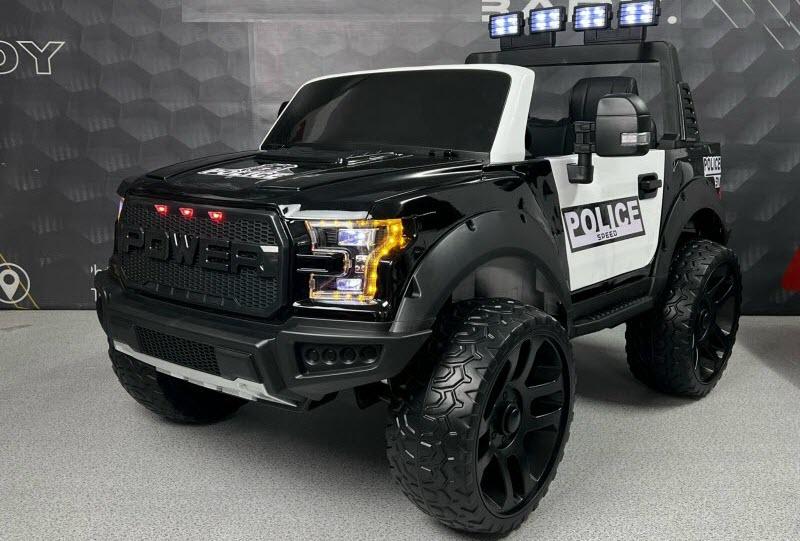 Xe ô tô điện trẻ em 2 chỗ ngồi FORD F150 ghế đệm, bánh cao su