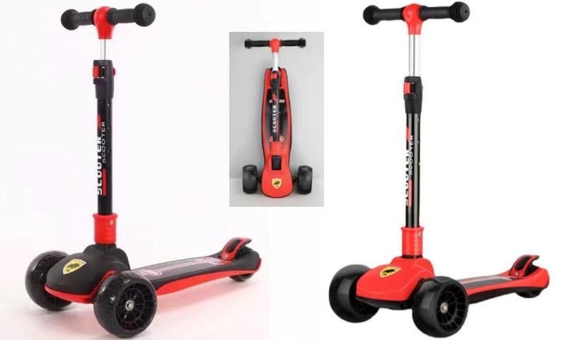 Xe trượt scooter 3 bánh cho bé 69A dễ dàng gập gọn
