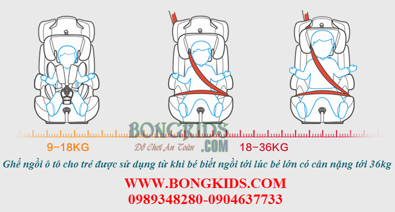Ghế ngồi ô tô Kidstar KS-2096 11