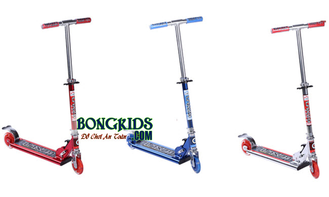 Xe trượt Scooter trẻ em -2004S có 3 màu:Xanh,đỏ,bạc