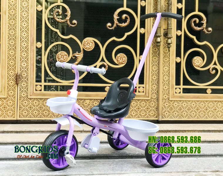 Xe 3 bánh trẻ em 008 màu tím