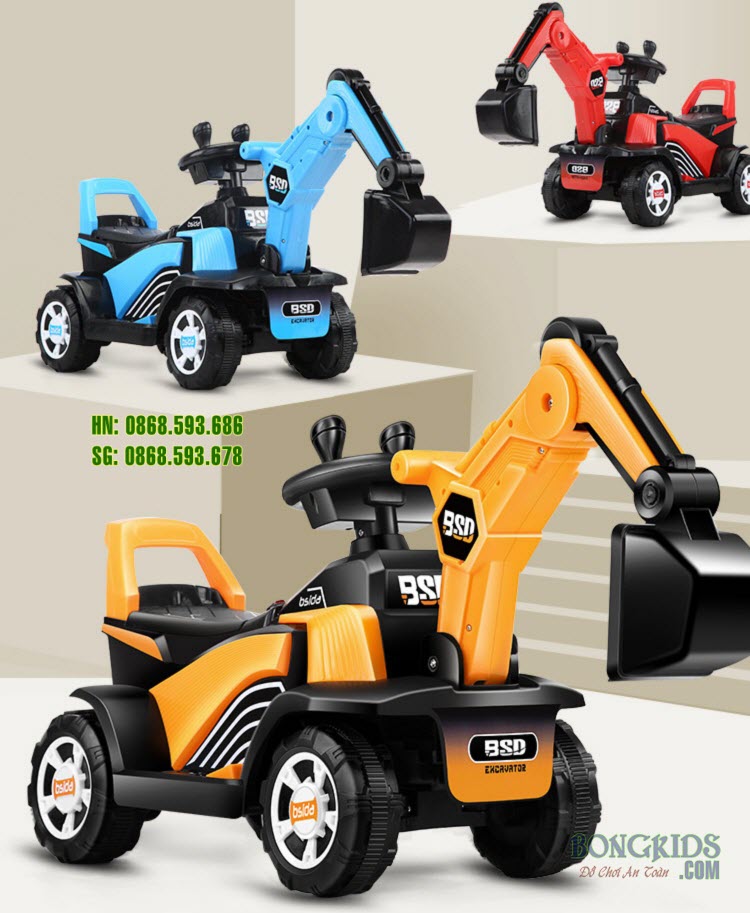 Xe cần cẩu điện cho trẻ em 2188 Full Color