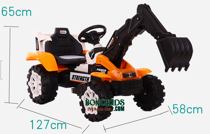 Xe cần cẩu máy xúc điện cho bé HSD-6105