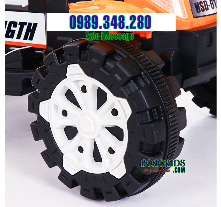 Xe cần cẩu máy xúc điện cho bé HSD-6105 4