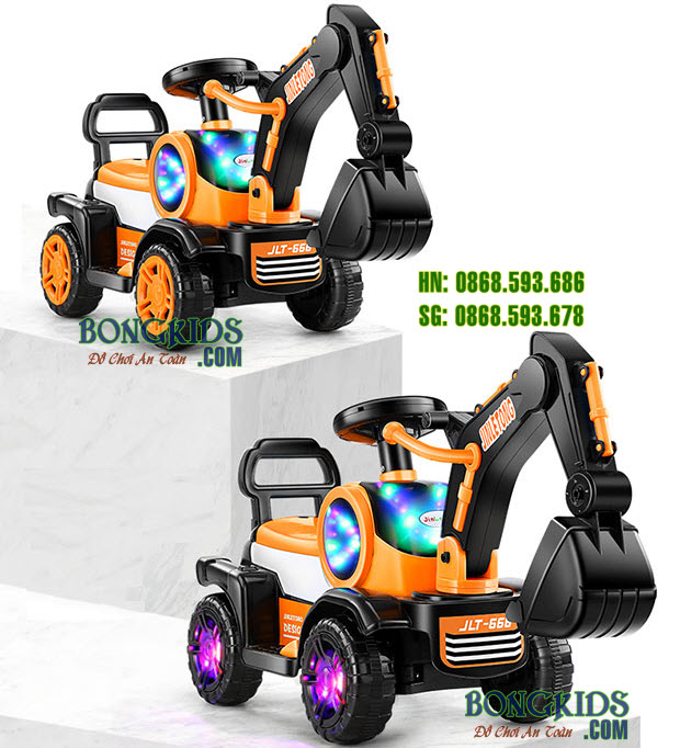Xe cần cẩu điện trẻ em JLT166 - có đèn LED - 7