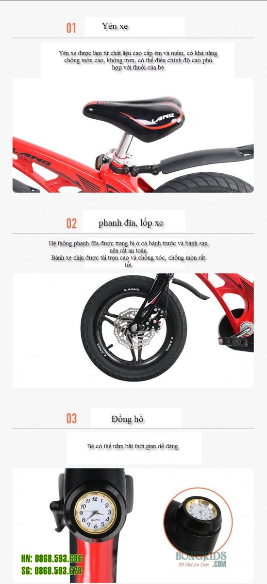 Bộ phận của xe đạp LANQ 46