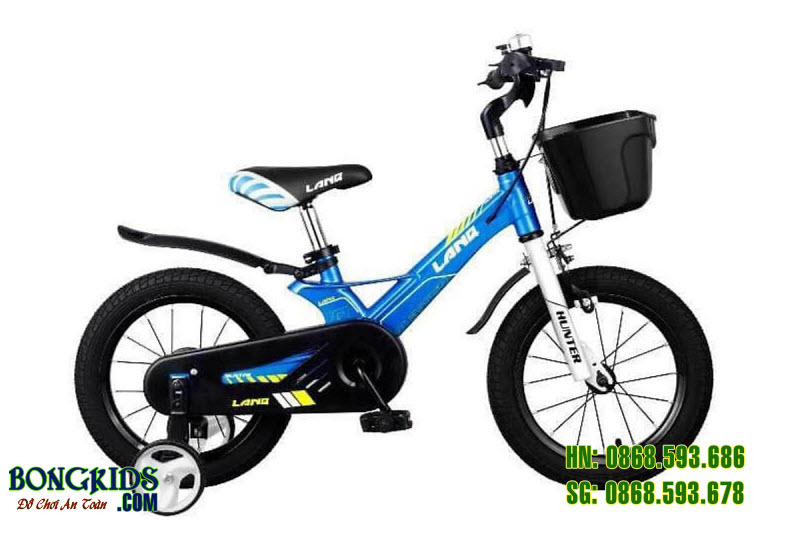 Xe đạp LANQ 40 màu xanh dương