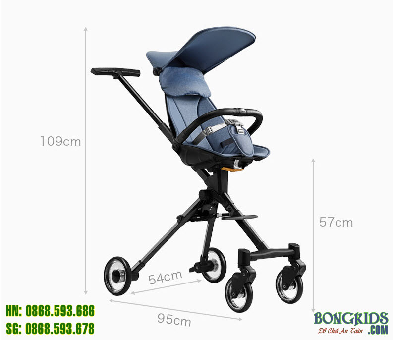 Kích thước chưa gập gọn