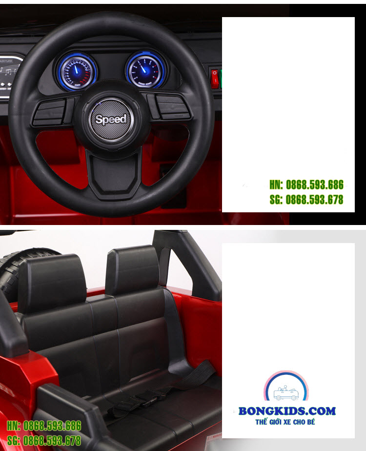 Xe ô tô điện trẻ em Jeep FT938