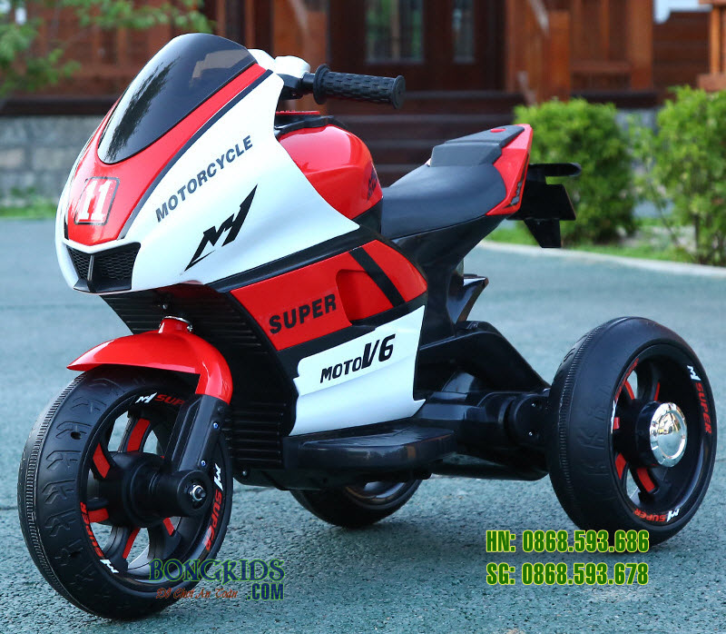 Xe mấy điện  cho bé 5188A màu dỏ
