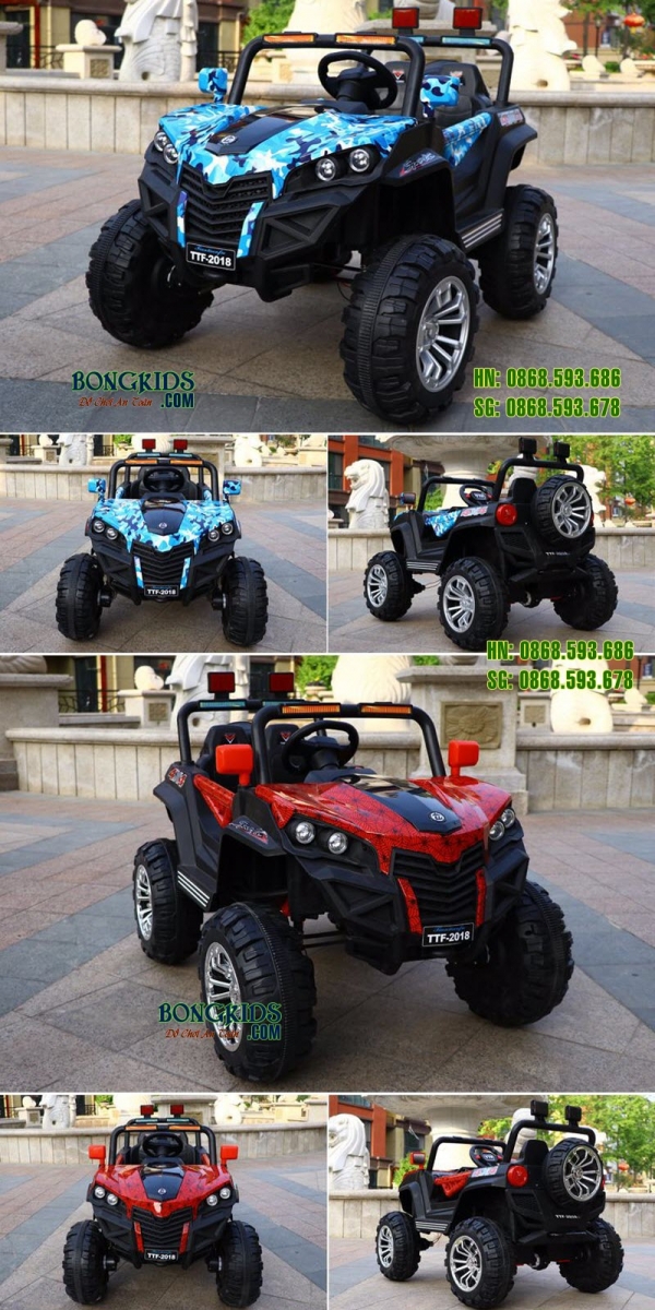 Xe ô tô điện cho bé TFF 2018 4