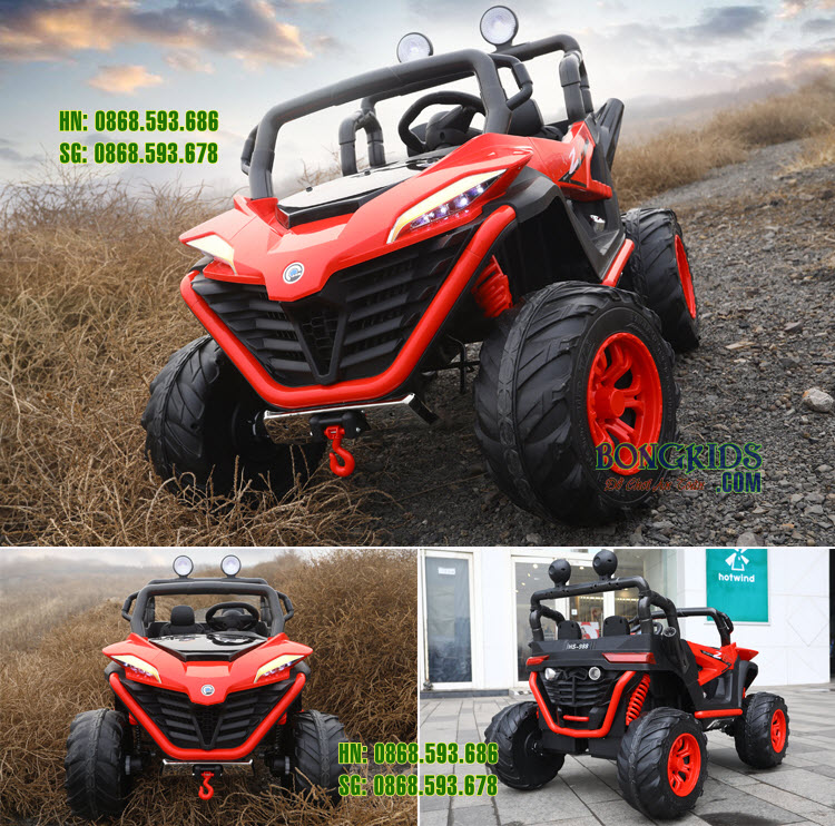 Xe ô tô điện trẻ em HS988 màu đỏ