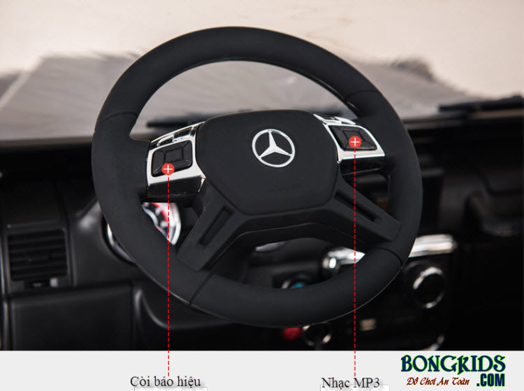 Vô lăng xe ô tô điện trẻ em ALB-1081(Dáng Mercedes-Benz cực khủng) 