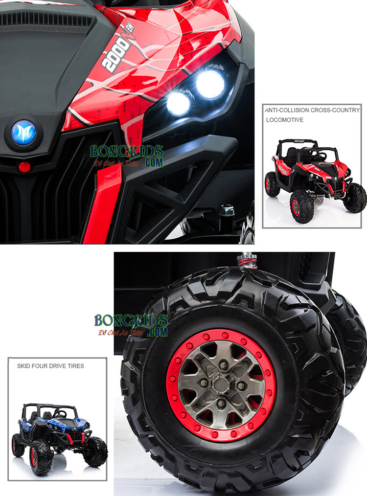 Bánh xe ô tô điện trẻ em người nhện ND2018