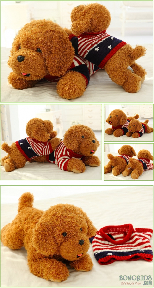 Thú nhồi bông chó lông xù