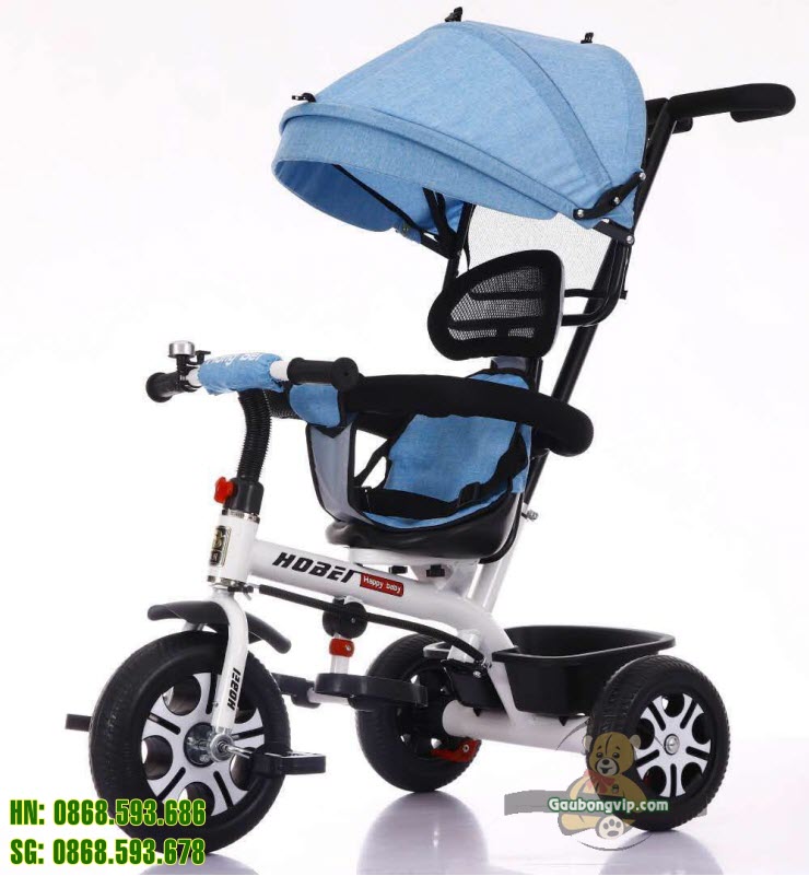 Xe đạp 3 bánh trr em DS-138 màu xanh dương 