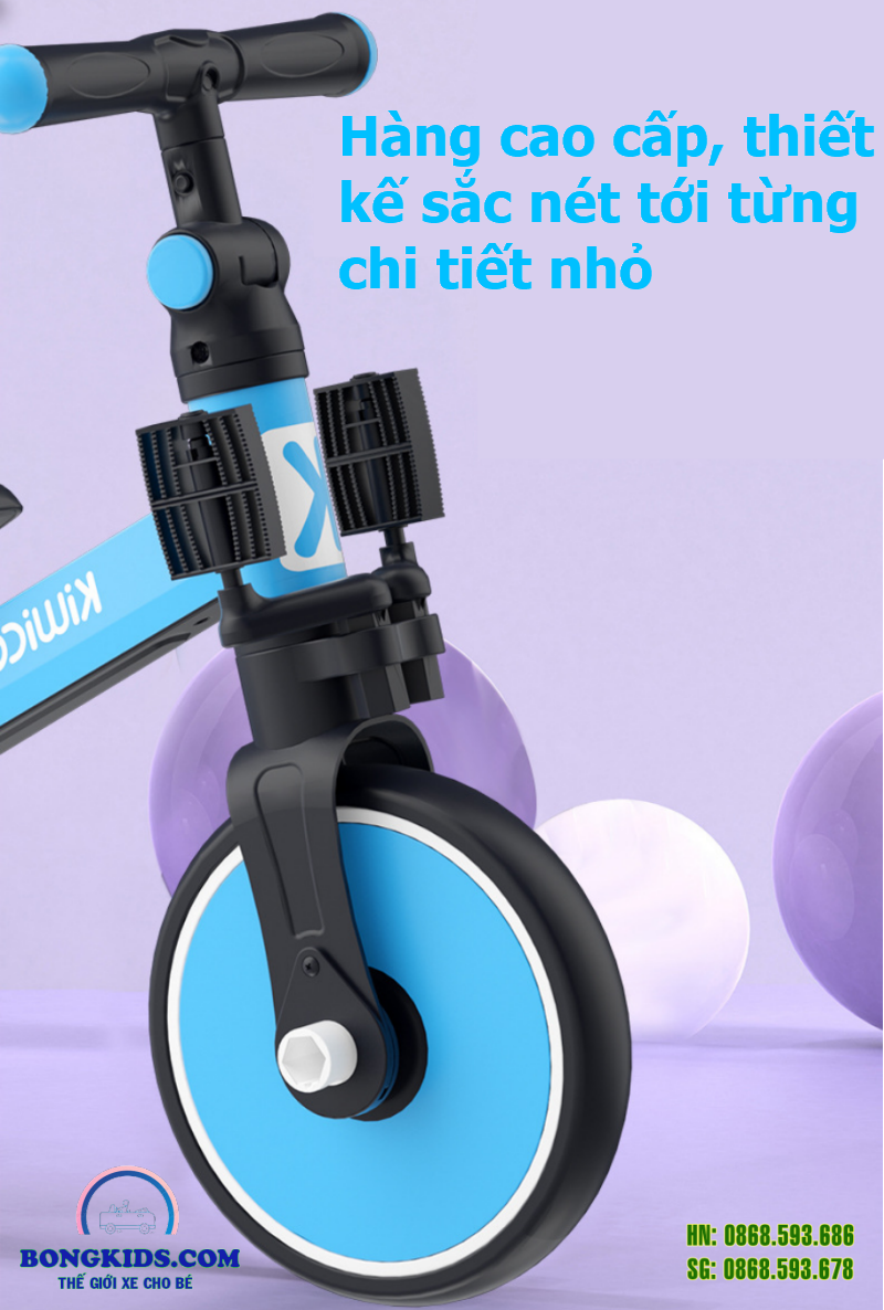 Xe 3 bánh cho bé 5 in 1 cao cấp chính hãng Kiwicool AS006T