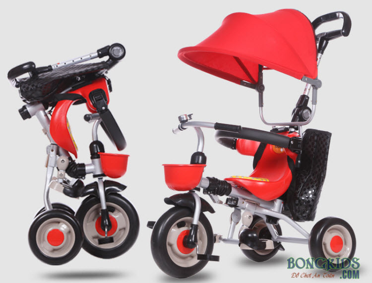 Xe đạp 3 bánh cho bé 006 màu đỏ
