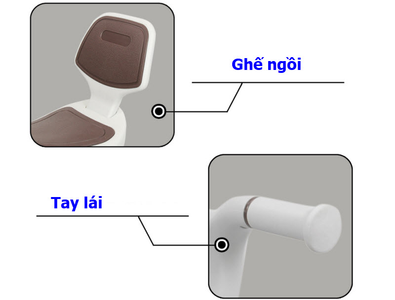 Chi tiết Xe đạp đa năng cho bé Babaohao 237