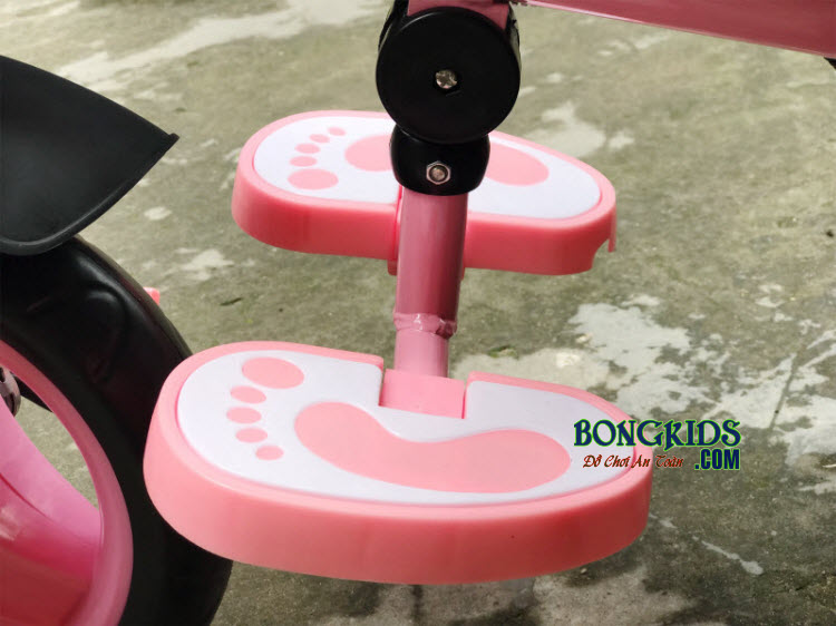 Xe đạp ba bánh trẻ em DKLS 262 có chỗ để chân cho bé