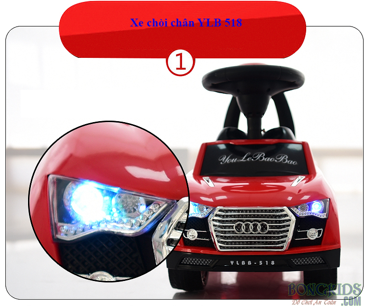 Xe chòi chân trẻ em YLB-518