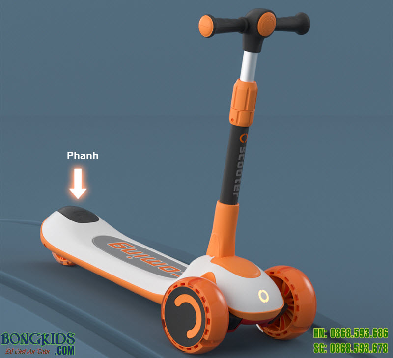 Xe đa năng trượt Scooter - Chòi chân - Bập bênh cho bé Flower Baby 808