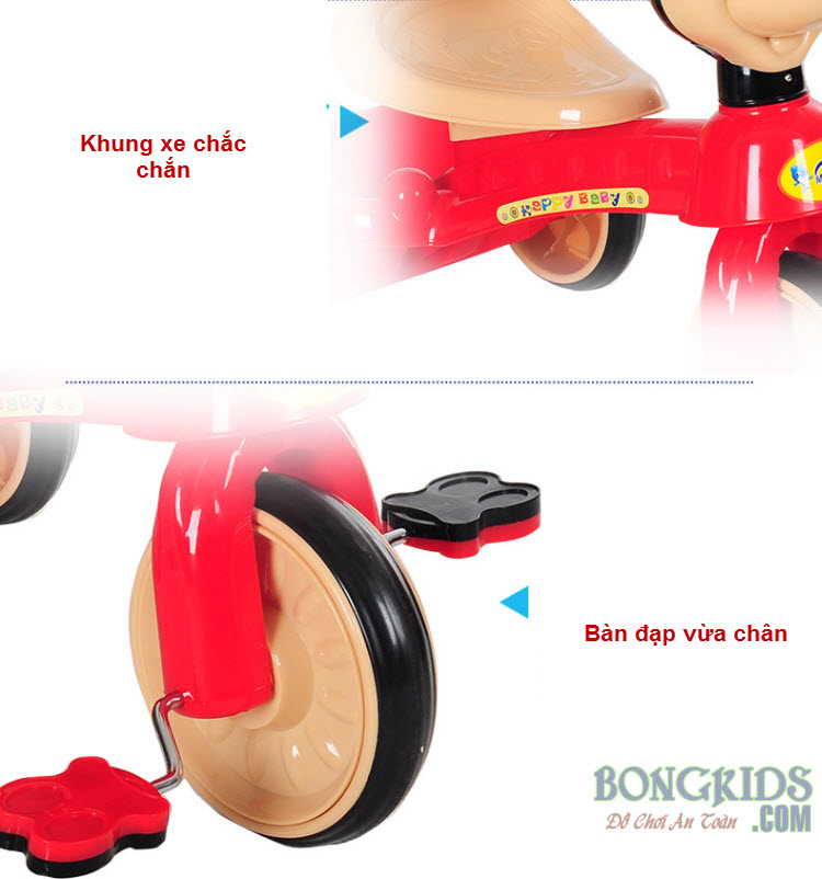 Xe đạp 3 bánh trẻ em 3018