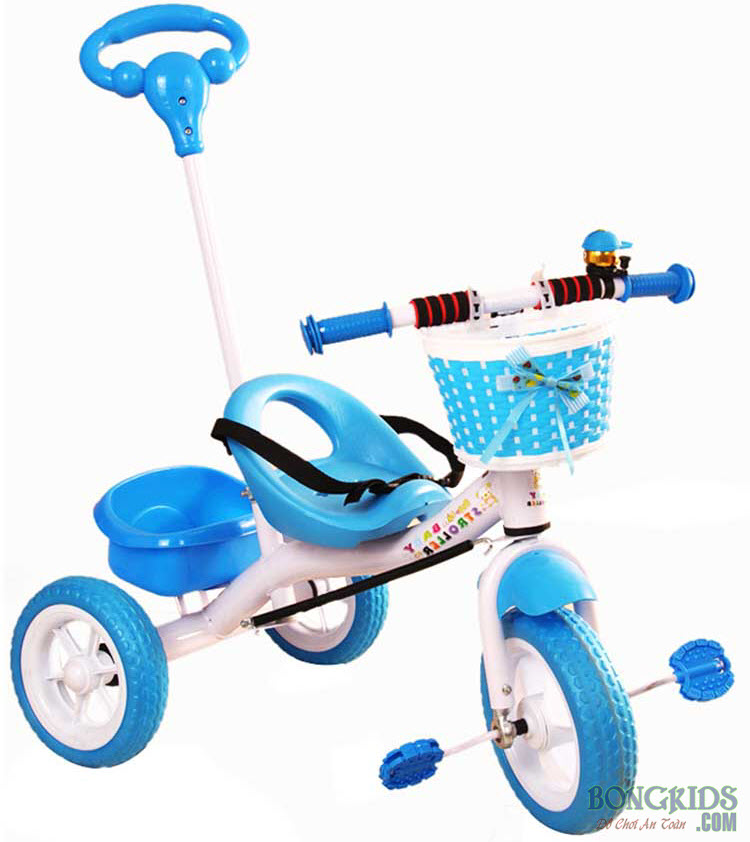 Xe đạp 3 bánh trẻ em 3368 màu xanh