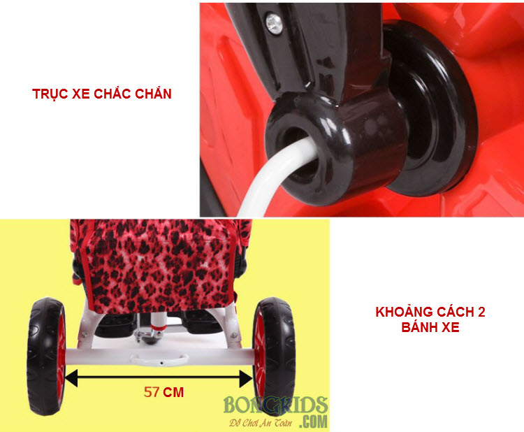 Xe đạp 3 bánh trẻ em FK015 