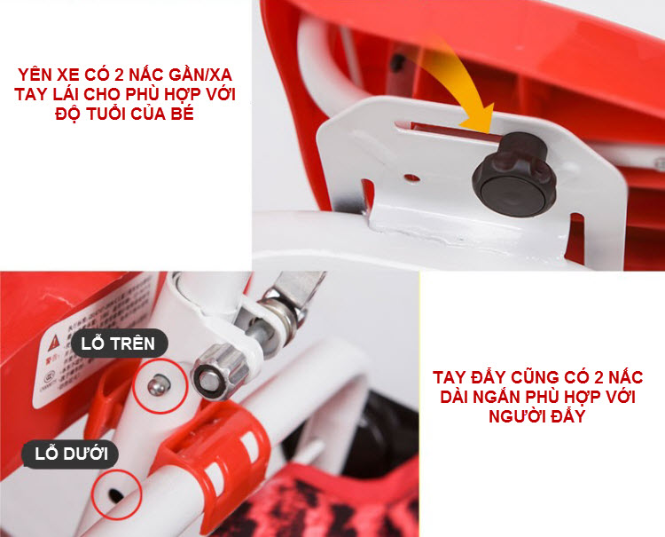 Xe đạp 3 bánh trẻ em FK015 