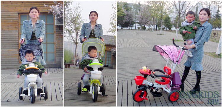 Xe đạp 3 bánh trẻ em FK015 cho bé trai và bé gái