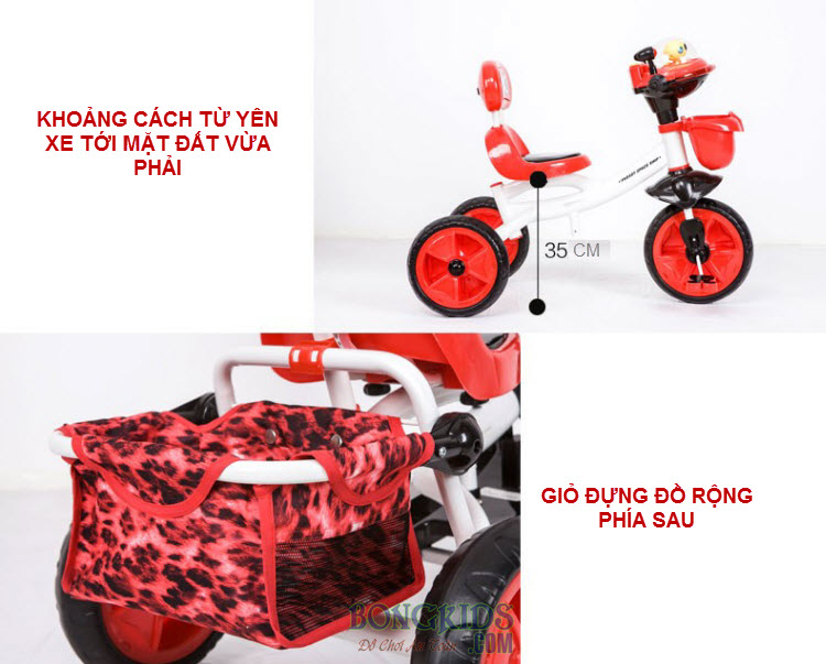 Xe đạp 3 bánh trẻ em FK015 