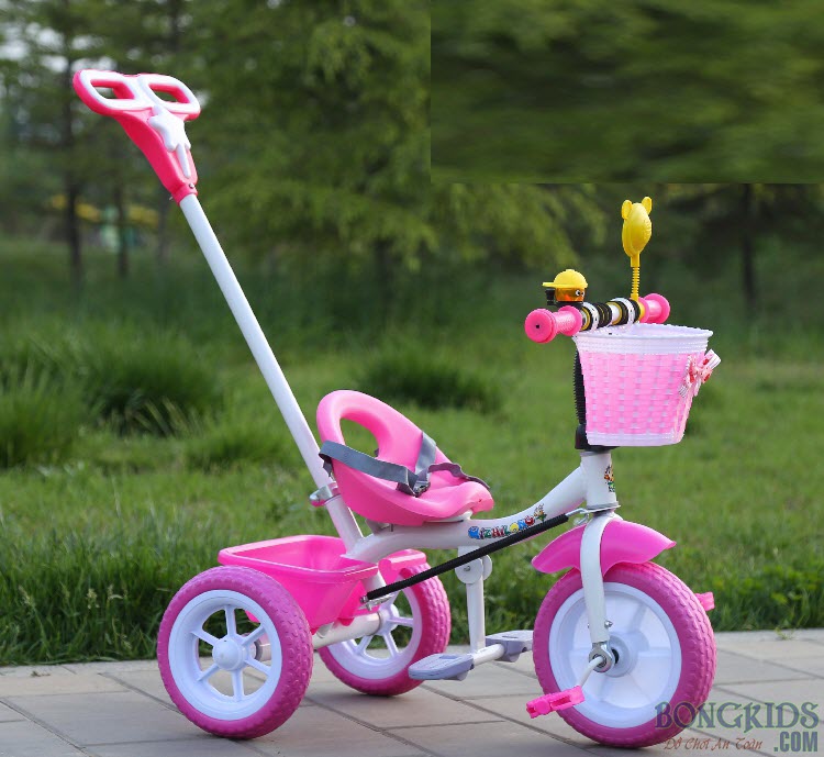 Xe đạp 3 bánh trẻ em 3368 hồng