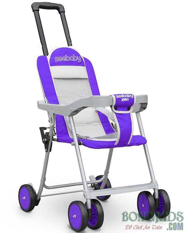 Xe đẩy cho bé SeeBaby QQ1 màu tím