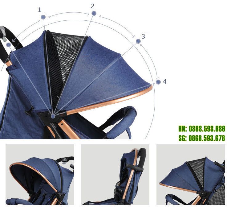Xe đẩy cho bé Baobaohao QZ1 3