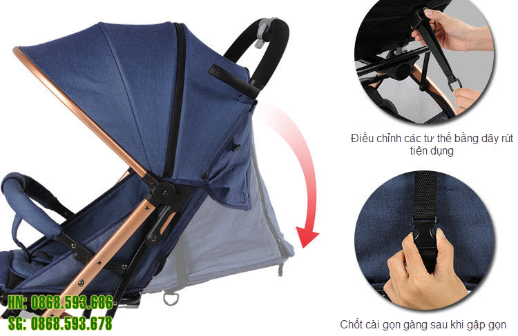 Mái che xe đẩy cao cấp qz1