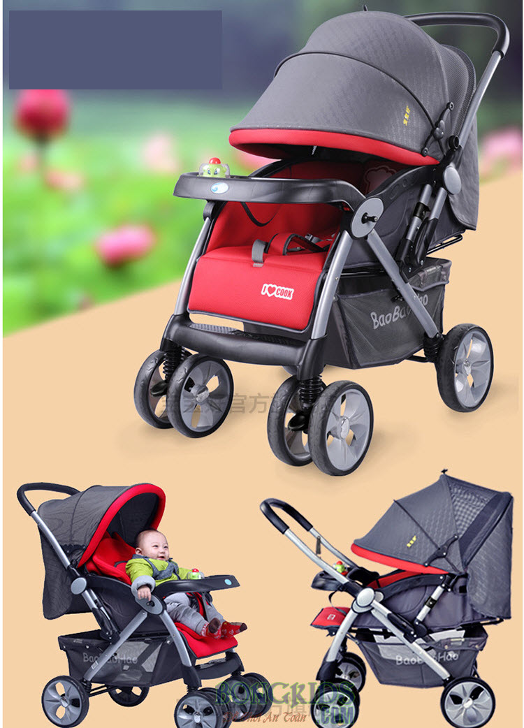 Xe đẩy trẻ em 2 chiều baobaohao 736W