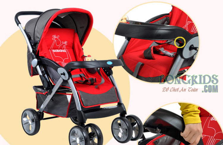 Xe đẩy trẻ em 2 chiều baobaohao 736W