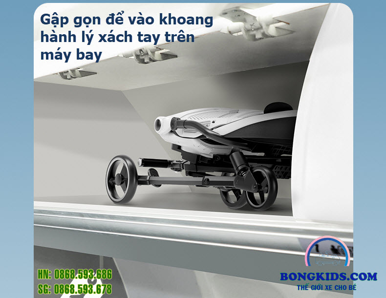 Xe đẩy gập gọn cao cấp X6-3