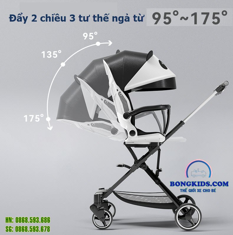 Xe đẩy gập gọn cho bé X6-3