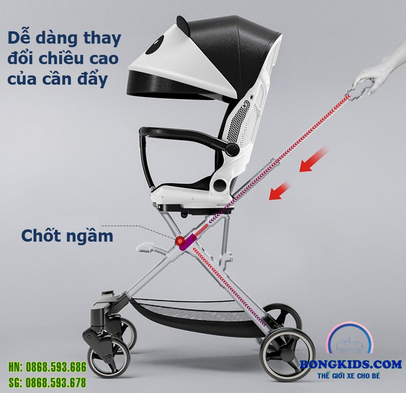 Xe đẩy gập gọn cho bé X6-3