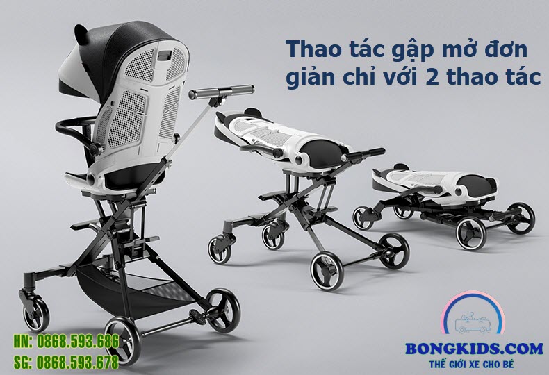 Xe đẩy gập gọn cho bé X6-3