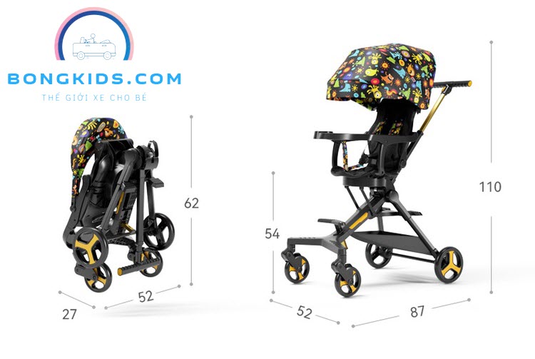 Xe đẩy thông minh cao cấp Playkids X7