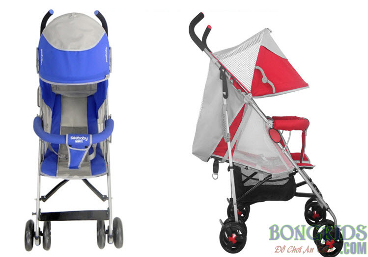 Xe đẩy đôi trẻ em Seebaby S02-1 đẹp