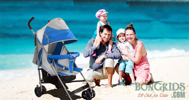 Xe đẩy đôi trẻ em Seebaby S02-1