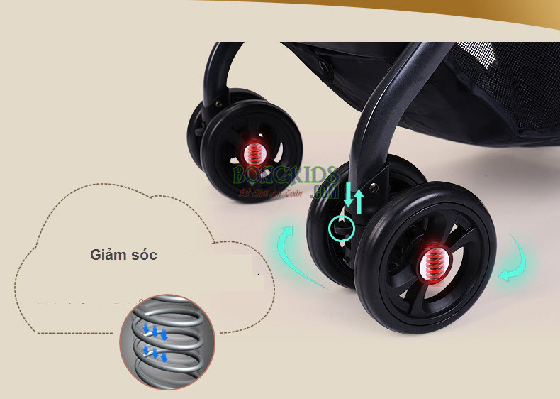 Xe đẩy cho bé Baobaohao QZ1 12