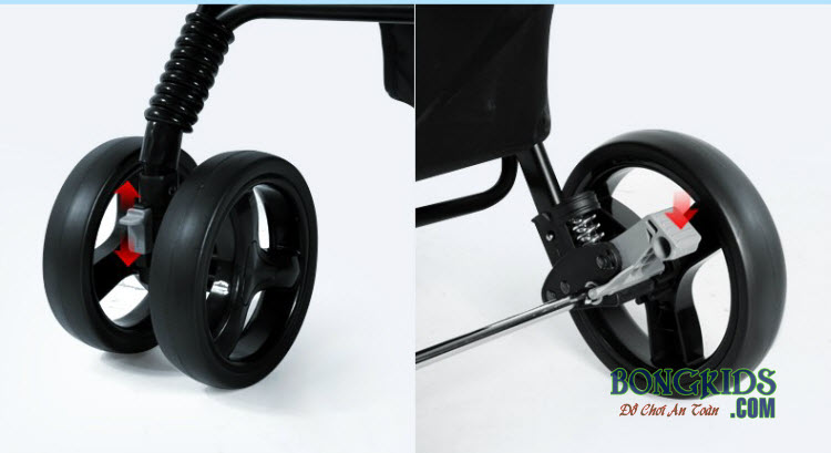 Xe đẩy đôi Seababy T33 (trước sau) 14