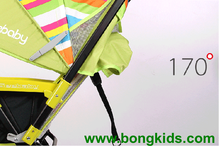 Thay đổi tư thế cho bé trên xe đẩy Seebaby T11